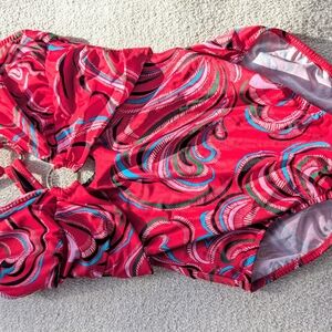 VENUS Vibrant Red and Soft Pink Swimwear
